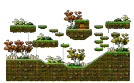Minimap of Hunting Ground Middle of the Forest II